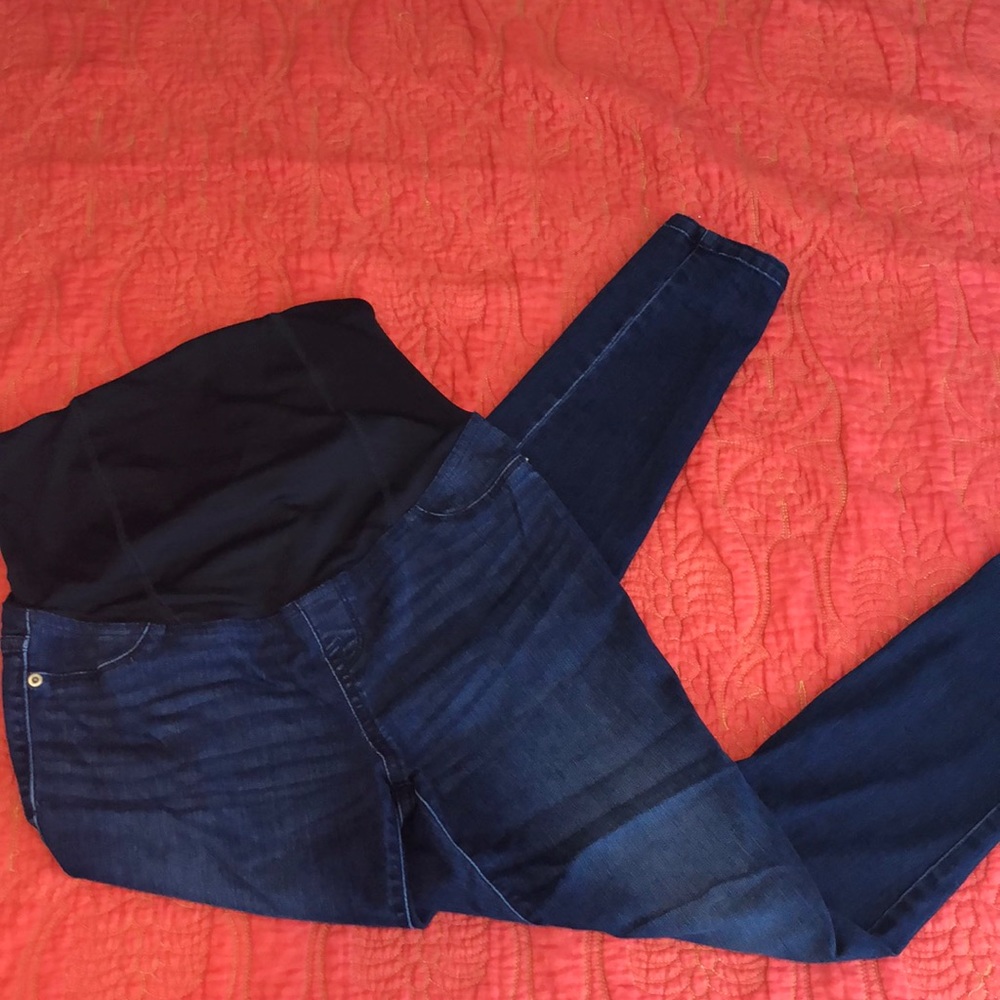 Isabel Maternity dark skinny jeans
